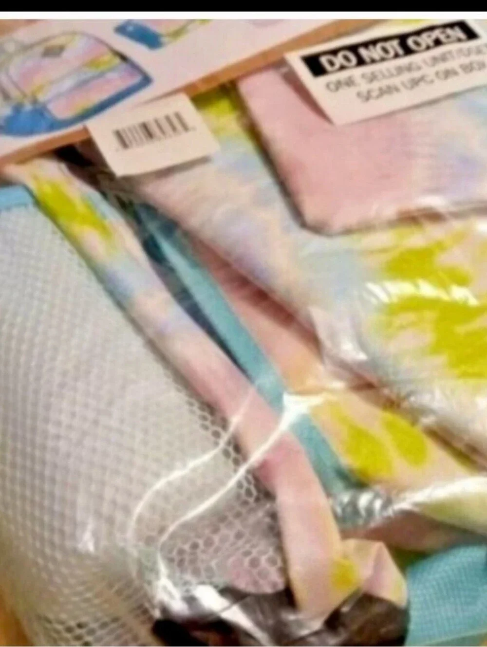 Kids Tie-Dye Pastel Backpack and Lunch 5 Piece Set NWT $40